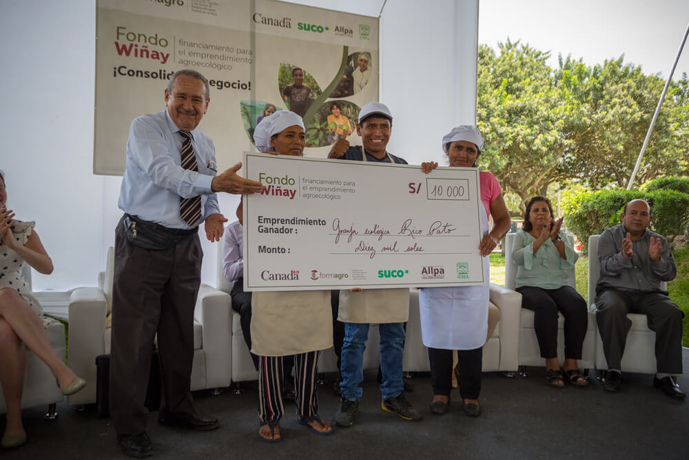 Premiación de la III edición del Fondo Wiñay en Lima
