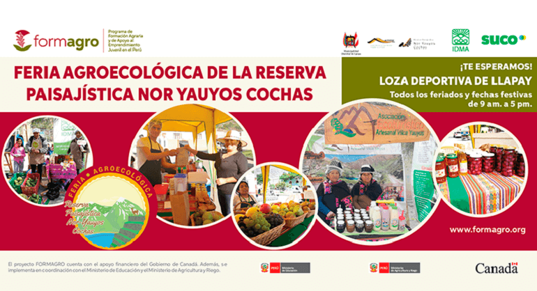 Inauguración de la La Feria Agroecológica de la Reserva Paisajística Nor Yauyos Cochas
