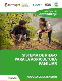 MATERIAL DE APRENDIZAJE SISTEMA DE RIEGO PARA LA AGRICULTURA FAMILIAR
